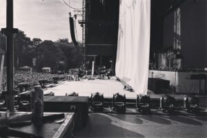 Adam Hann Instagram - b&w festival dump