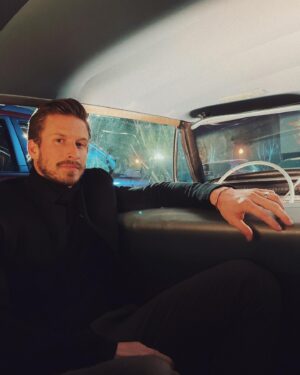 Adam Huber Instagram - Spent most of my teenage years in the back seat of a car 😉
Just kidding, kinda…not really 
📸 @stillsbygillz