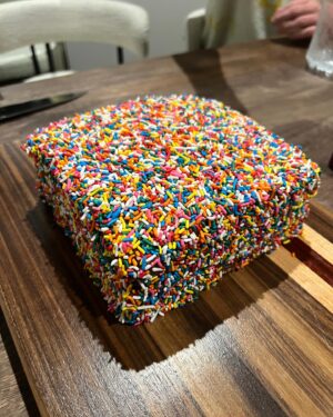 Adam Rippon Instagram - Thank you for all the birthday wishes 🥹🥹 So grateful for all the experiences of 33 and excited for all the greats things to come at 34❤️❤️❤️ 11/11/23 🎂 - also I made this cake and I’m very proud of it and all its sprinkles. I didn’t want to ruin it with birthday candles so I just created a birthday séance with bath and body works candles instead.