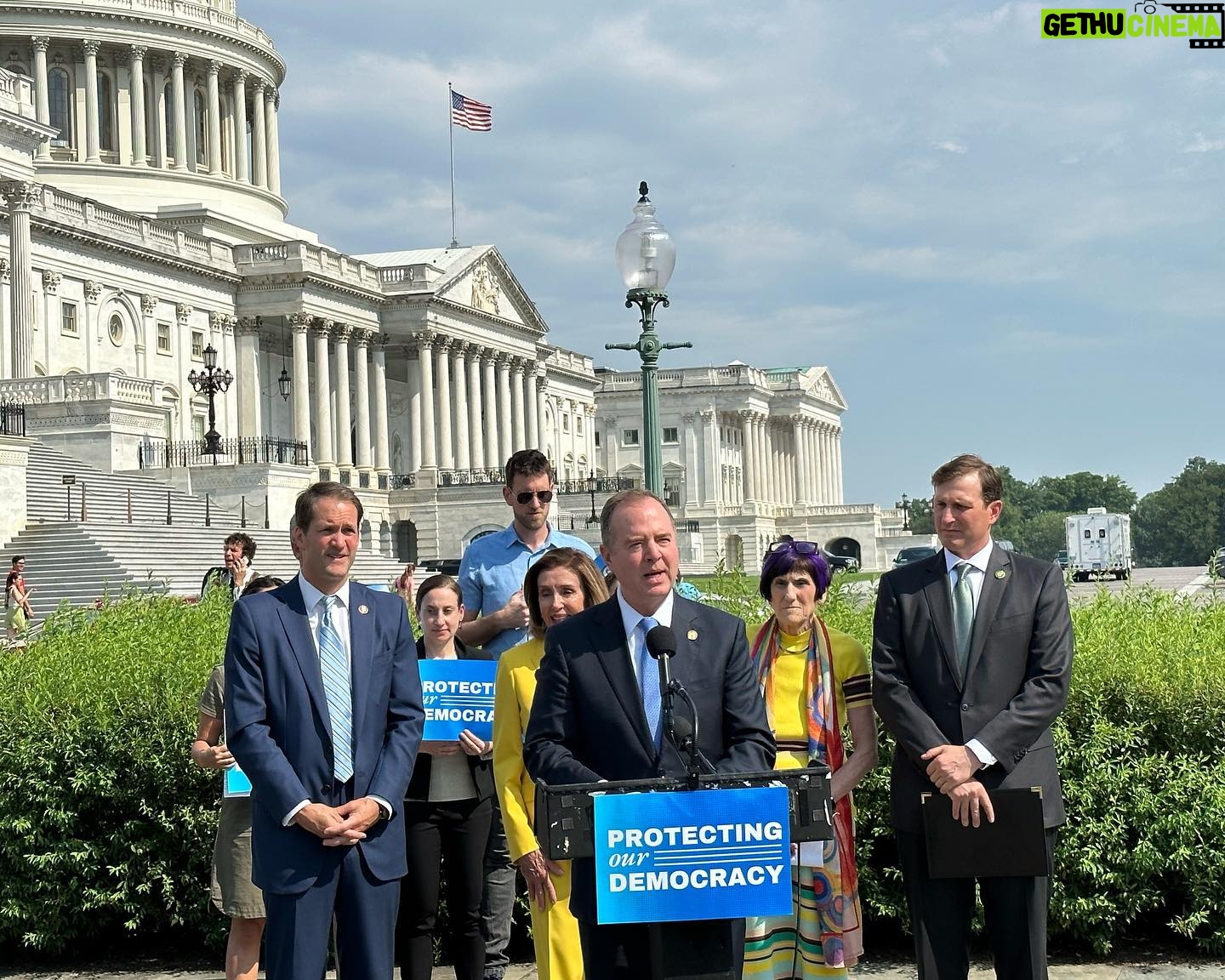 Adam Schiff - 2.1K Likes - I was proud to see the Protecting Our Democracy Act pass in the House last Congress — and some of its provisions signed into law.
Now we must finish the job.
It’s time to pass the entire package and codify its reforms, so that we can prevent presidential abuses of power by any future occupant of the White House.