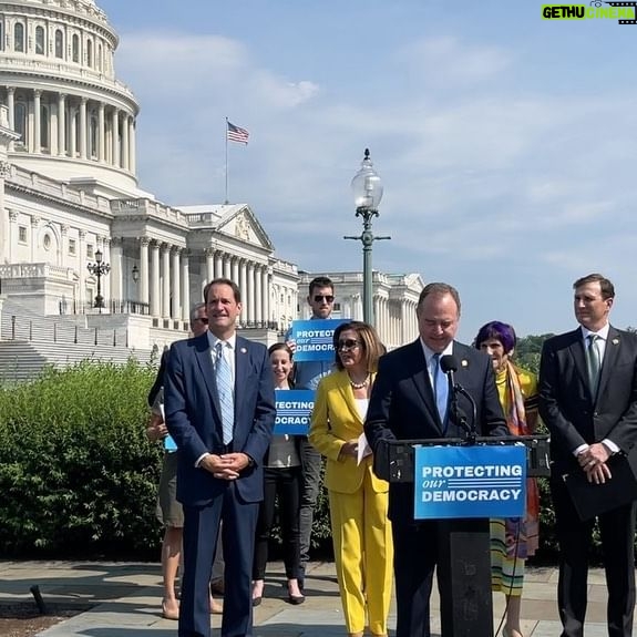 Adam Schiff - 2.1K Likes - I was proud to see the Protecting Our Democracy Act pass in the House last Congress — and some of its provisions signed into law.
Now we must finish the job.
It’s time to pass the entire package and codify its reforms, so that we can prevent presidential abuses of power by any future occupant of the White House.