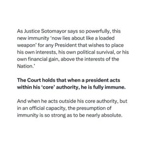 Adam Schiff Instagram - Today’s Supreme Court decision on Donald Trump’s immunity claim is far worse than anything I imagined...

My statement: