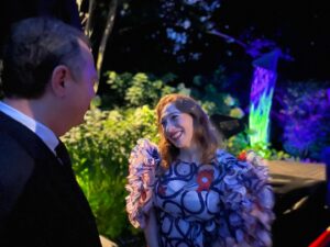Adam Schiff Instagram - I had the privilege of meeting the incredible @reginaspektor in celebration of Rosh Hashanah at the Vice President’s home! 

Truly a huge fan! 

My favorite song? Apres Moi. What’s yours?
