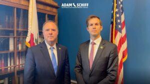 Adam Schiff Instagram - As the House considers the Defense Appropriations Bill, Rep. Auchincloss and I are urging Congress to cut off aid to Azerbaijan. 

The ongoing blockade of the Lachin Corridor by Azerbaijan has cut off essential aid to over 120,000 people. Time is of the essence. The blockade must end.