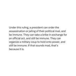 Adam Schiff Instagram - Today’s Supreme Court decision on Donald Trump’s immunity claim is far worse than anything I imagined...

My statement:
