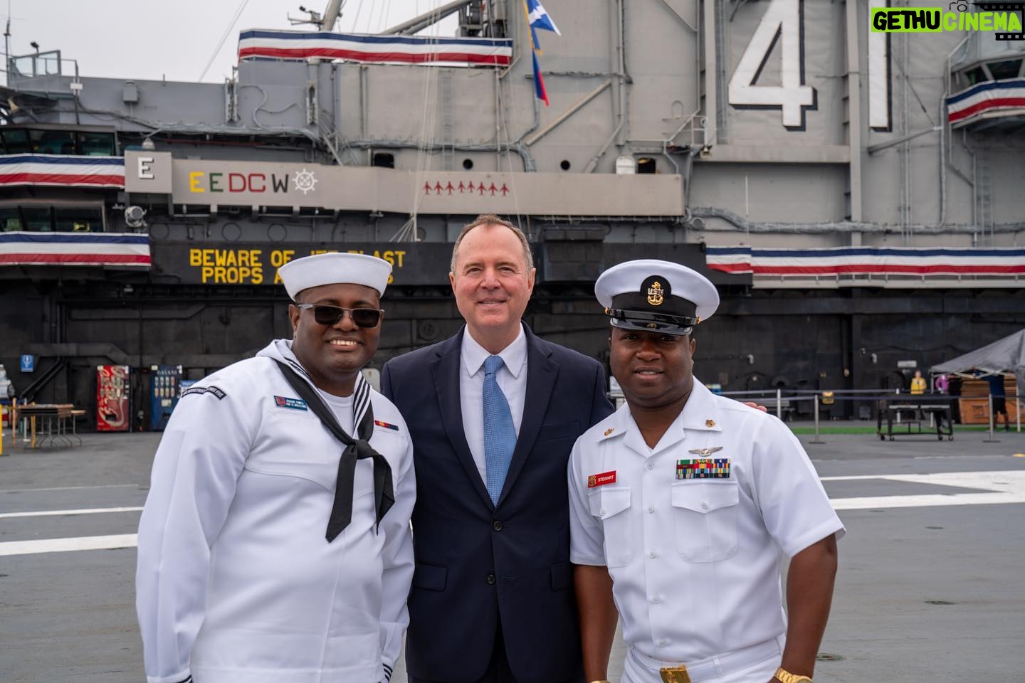 Adam Schiff - 2.1K Likes - So fortunate to be able to participate in the USS Midway Citizenship Swearing-In ceremony this week, and to witness brave veterans from all over the world become newly-minted American citizens.
They defended our democracy and enriched our communities — and today, they can officially call this nation home.