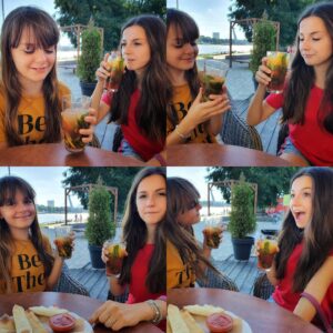 Adéla Heftyová Instagram - Leto s tebou @tereza_heftyova ☀️🍹😘 #sestry #sisters #terezaadela #zajtraidemnatyzdenprec #budesmichybat