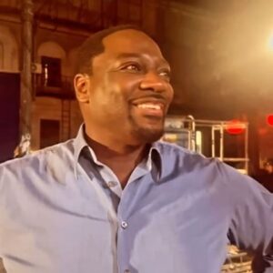 Adewale Akinnuoye-Agbaje Instagram - AAA in the Big A 🎬🖤