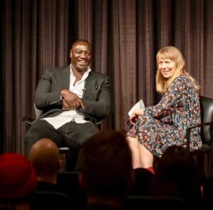 Adewale Akinnuoye-Agbaje Instagram - Thank you to AFI & moderator @theamynicholson  for hosting a wonderful Q&A screening of #farmingMovie