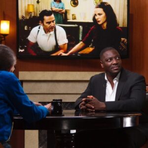 Adewale Akinnuoye-Agbaje Instagram - It was truly an honor to talk with the legendary Larry King for my directorial debut feature #farming . RIP Mr King👑 🙏🏾 ...You will be missed