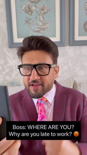 Adhyayan Suman Instagram - Are you always late to work? Don’t tag your boss, just those harami colleagues. 🥹🤣🙏🏻🥸🫡😂🤬 
@shekhusuman 
.
.
.
#fyp #funnyvideos #foryoupage #explore #trending #funny #comedy