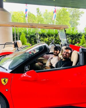 Aditya R K Instagram - Ferrrrrrrrrrrraariiiiiiiii ❤️
Living a dream filled with a Classics and Supers! 
#ukdaries🇬🇧