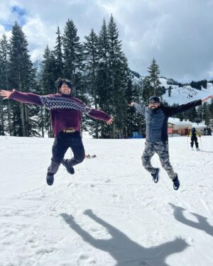 Aditya R K Instagram - Snow Snow Snoww! ❄️🤍
So I’ve always dreamt of going for Country side drive in a place like this and this is how it went.