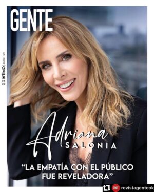 Adriana Salonia Instagram - Muchas gracias @revistagenteok 
@juancho126  @ferrinijuliana por esta propuesta 
@leandromazzaok por tan lindo  reportaje.
@chrisbeliera  y @verolorizio.ph por la magia de tus fotos siempre 
#estilismo @sofiperezysantia @nikiidelgado 
#redes @oramato @adaromanu 
#makeup @mauriciocamilomaquillador 
#pelo @rominasarlinga gracias por cuidar mi pelo siempre
Cuida mi piel @draroxanaamante