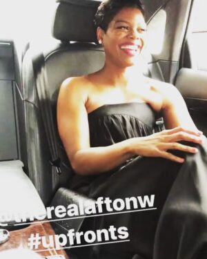 Afton Williamson Instagram - #abtlastnight #upfronts2018 #day2 @takishahair @merrellhollis @ashleypruittstylist ❤️ #therookie @abcnetwork 💋