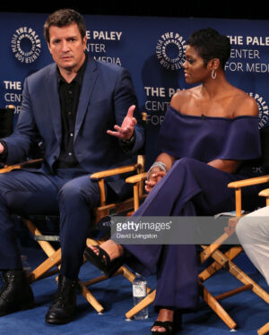 Afton Williamson Instagram - So much ❤️for #THEROOKIE yesterday at #paleyfest2018 😍

Styled by @brittanydiego 
Hair @tippishorter  Makeup @shannonpezzetta 
Outfit @rochelle_goodrick
Clutch @mercedesbrunelli
Hoops @johnwindjewelry  @paleycenter @therookieabc @mercedesmason @alydiaz @titusmakin @richardtjones @nathanfillion @ebwinter @alexihawley @missoneil 😍❤️💋