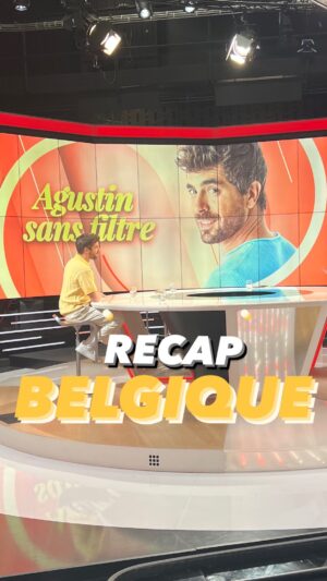 Agustín Galiana Instagram - Recap 🎥 MERCI LA BELGIQUE 🇧🇪 Merci au public belge ❤️ Merci @rtltvi ☀️ Merci @rtbf pour l’accueil à ENAMORADO . Merci @televieofficiel 🧡 ça a été trop chouette 🎉 on a bien fait la fête 🙏🏻 MERCI 🔥
Et MERCI @ibti_bkr pour l’accompagnement de ouf ❤️🙏🏻

#album #rtbf #rtltvi #enamorado #agustingaliana
