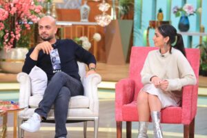 Ahmed Mourad Instagram - أنا وفاتيما في برنامج #معكم_منى_الشاذلي 
@ontv