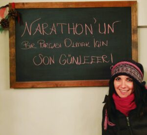 Ahu Türkpençe Instagram - Kaçırmayıııın 💃🎉💃 @nartangomarathon’a az kaldı 🤘🏻😎🤘🏻