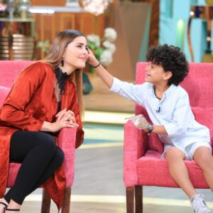 Aïcha Ben Ahmed Instagram - الخميس مع منى الشاذلي على قناة @ontv 
#معكم_منى_الشاذلي #عائشة_بن_احمد 
@monaelshazly.official 
@saliem_youssef 
@ginger__tm