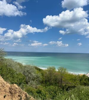 Aida Economu Instagram - Miros de mare și miros de smirnă. Sare-n păr și salt în gol. Cercei din chihlimbar și salbă de salcâm galben.

O zi ca oricare alta, doar că la Tuzla și la Constanța. Am plănuit cu @staruiala.bogdan.dan.44 surf și surf skate la Eforie. Ciao și alla prossima 🏄🏻‍♀️🏄🏽‍♂️