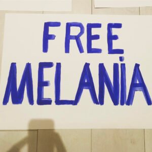Aimee Mullins Instagram - One of my personal favorite signs which marched the London streets c/o our UK-based aunts. #womensmarch #solidarity
