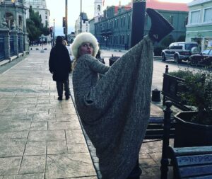 Aimee Mullins Instagram - Skills you need at the bottom of the world.