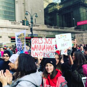 Aimee Mullins Instagram - "Girls just wanna have FUN-d-amental rights!" Young Americans exercising their right to peaceful protest on today's #womensmarch  #whyimarch
