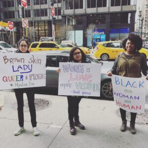Aimee Mullins Instagram - Proud to be New Yorkers, proud to be #americans #whyimarch #womensmarch