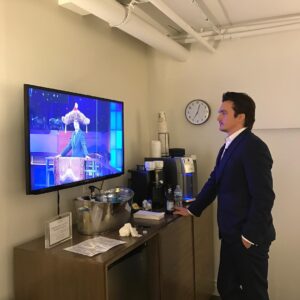 Aimee Mullins Instagram - ICYMI: pre-show shenanigans before last night's @colbertlateshow with @rupertfriend #furryhat