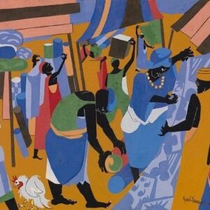 Aindrea Emelife Instagram - Sitting in Lagos wishing I could explore the rooms of The Chrysler Museum of Art and their current exhibition: Black Orpheus: Jacob Lawrence and the Mbari Club, which displays Lawrence’s ‘Nigeria’ series as a full body of work for the first time since 1965. Comprised of over 25 paintings and drawings, the series explores themes of spirituality with a visual focus on the role of the marketplace within the community, created during Lawrence’s nine month stay in Nigeria.

The exhibition showcases the works of the Mbari Artists through the lens of their contributions to Black Orpheus, a groundbreaking arts and culture journal published in Nigeria between 1957 and 1975, which served as a key tool for circulating artwork and texts by African and Diaspora artists and writers. We need more publications like these.

A marker in art history and a call for museums to continue recognising work from the continent in this way. Looking to the future!