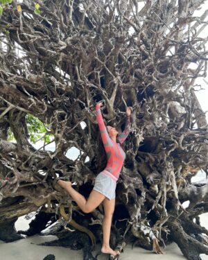 Aindrita Ray Instagram - Uprooted & uplifted ?? 😵‍💫Think of a better caption?🧐