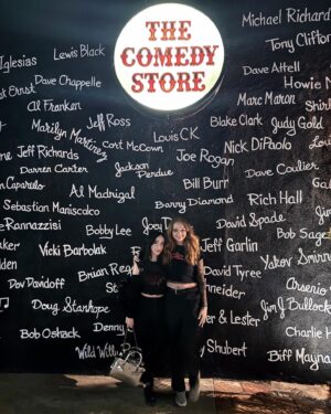 Ainsley Bailey Instagram - La Jolla you were so fun ♥️🪩 tysm @prettyfunnywomen & @comedystorelj for having me! 🧚🏻‍♀️