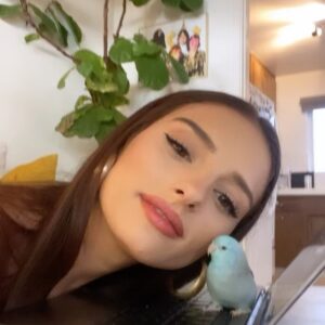 Aitana Rinab Perez Instagram - My sweet Panchito and I always share a birthday. Today would have been our birthday but sadly & surprisingly yesterday morning when I went to wake him up he had passed away. My heart is broken. I love you forever my little baby sidekick 💔 rip 🦜 thanks for being the best friend to always cheer me up. I’ll miss you so much