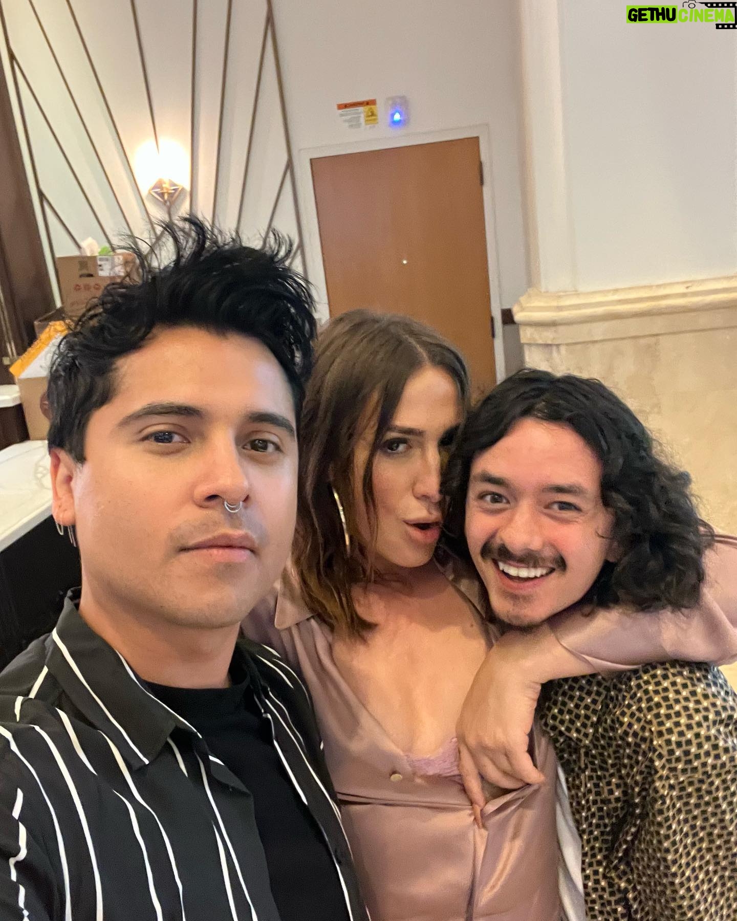 Aitch Alberto - 3.2K Likes - spontaneous pop in to #arianddantemovie at glendale americana with these folks!