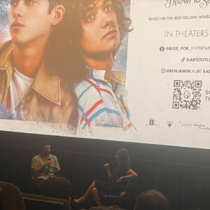 Aitch Alberto Instagram - last night was sold out @landmarktheatressunset. 
thank you to @bobbyjuniorsoto for leading such a beautiful talk. and big thanks to the cast and crew that were there and the beautiful audience. so many of you discovering this story for the first time. let’s do it again today? 2pm. #arianddantmovie

dress @roksandailincic 
shoes @gucci 
hair @thisisbabe 
face @sambatesmakeup 
thank you @poletteey 

📷 @lilyy_annaa @ivechie @moi_cis