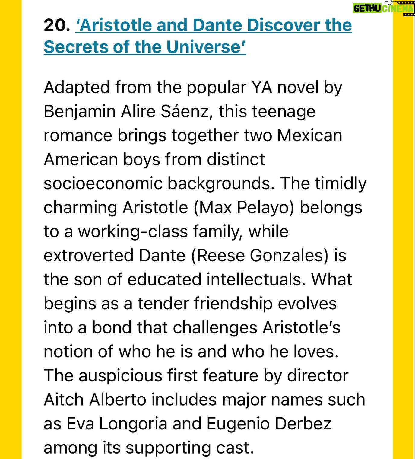 Aitch Alberto - 0.9K Likes - thank you @latimes and @carlosfilm š¤ for including us in your ābest ofā¦ā