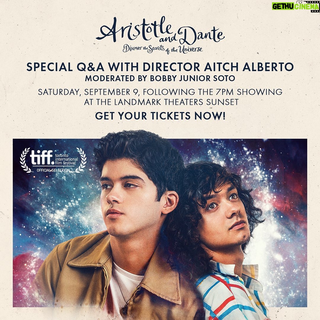 Aitch Alberto - 1.6K Likes - tonight and tomorrow in LA @landmarktheatressunset with @bobbyjuniorsoto and @carlosfilm (sunday) #arianddantemovie
