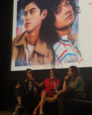 Aitch Alberto Instagram - nyc you showed up! thank you! 
thank you @angelikafilmny @sdotglass @reunion #arianddantemovie