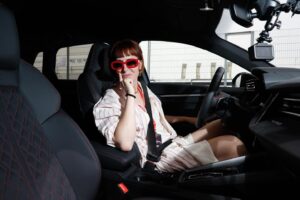 Aixa Villagrán Instagram - Bien servida de adrenalina.

@audispain @silviacar