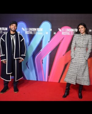 Aiysha Hart Instagram - Thank you @britishfilminstitute for hosting the U.K. LFF premiere of Mogul Mowgli on Saturday evening, and for giving me a reason to dress-up for the first time since March. 

Wearing @chanelofficial 
Styling @millermode 
Makeup @zoetaylormakeup x @chanel.beauty 
Hair @bjornkrischker
Tailoring @nafisatosh 
Merci @juliedorff & @stephanie_felisa 🤍