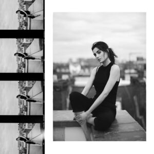 Aiysha Hart Instagram - Dark skies.
•
Feel very lucky to have finally shot with the mega talented @bypip 📷 
Along with the dream hair and makeup duo @thebradylea & @zoetaylormakeup 🖤