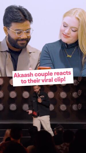 Akaash Singh Instagram - Faiza and Zayeem react to their viral Akaash Singh moment 🤩 who’s excited to learn their story? Coming soon… 👀 #akaashsingh #muzz #muzzapp #muslim