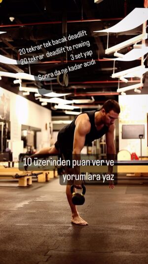 Akın Saatçi Instagram - 20 tekrar tek bacak deadlift 
20 tekrar  deadlift’te rowing
3 set yap
Sonra da ne kadar acıdı 10 üzerinden puan ver ve yorumlara yaz. Bu arada yeni başlayacak Online mat dersi grubu için kayıtlar başladı 👍👍 
Music: Girls Like Me (Jamin OTB Remix)
Musician: AAPOfficial and Leo Valentine
#pilates #crosstraining #sağlık #sağlıklıyaşam 
@leventpolestarpilates 
@polestarpilates_antalya_lara 
@polestarpilatesturkiye 
@polestarpilatesizmir