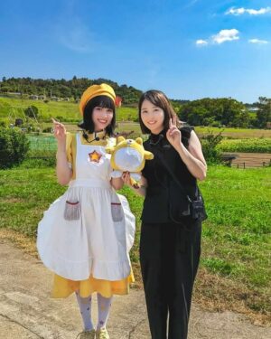 Ako Nagao Instagram - 夏休み中の小学生を対象にしたイベント
「畑で学ぶやさしい切りかた教室」 の司会を務めました！

講師をしてくださったSDGs料理研究家のとぅぃんくる星美さんと🌟 とぅいんくるさんのYouTubeで当日の模様も見られるのでぜひチェックしてみてください🌟

@hoshimi.nutritionist 
@kai_corporation 

#とぅいんくる星美  さん
#貝印
#リトルシェフクラブ