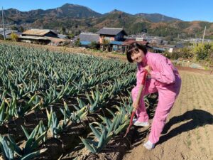Ako Nagao Instagram - .
昨日の#バイキングMORE
今が旬の#下仁田ネギ を収穫してきました！
長崎のスーパーではあまり売られていなかったので今回初めて食べたのですが、焼くと甘くてとろっとろでとても美味しかったです！
番組では、この下仁田ネギを使った「フラメンカエッグ」というスペイン料理を紹介しました。(また写真を撮り忘れました。)詳しいレシピはバイキングMOREの公式ホームページに掲載していますのでチェックしてみてください。