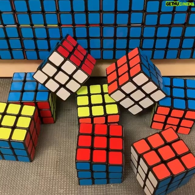 Aksel Hennie - 4.1K Likes - ❤️LOVE CREATIVE SOULS! ❤️ ...Thank you so much for your creativity, art, and your 1600 Rubik’s cubes @cubearting , and for putting a huge smile on my face! #art #rubiks #cube #film #portrait Original Photo by; @eirikevjen