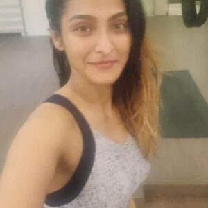 Akshara Reddy Instagram - Back to my den..!! I always feel great when I do aerial yoga, physically and mentally.. 😇 thanks for this Dopamine rush kavitha @aum_yogini