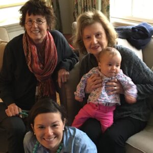 Al Franken Instagram - Four generations of strong women. Well, three strong women and a baby girl. Franni’s mom (Fran), Franni, Thomasin, and her daughter (Avery). #internationalwomensday