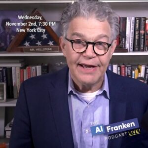 Al Franken Instagram - Thrilled to announce my 2nd special guest for our 1st ever LIVE PODCAST. @cecilerichards, women’s reproductive rights champion, joins @thedavidaxelrod for our MIDTERM PREVIEW. It’ll be fun & you’ll learn a lot. Like camp! Ticket link in bio.